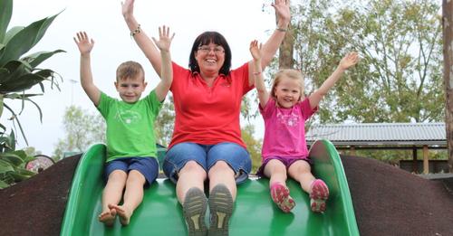 Celebrating Janet Dyball's service at work in Singleton Heights Pre-School