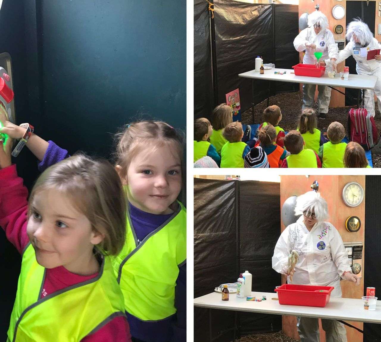 Singleton Heights Pre-School children visited the reading garden at their local public school